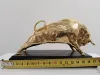 24k Gold Plated Bronze Bull Statue 8
