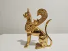 24k Gold Plated Griffin Bronze Figure 1