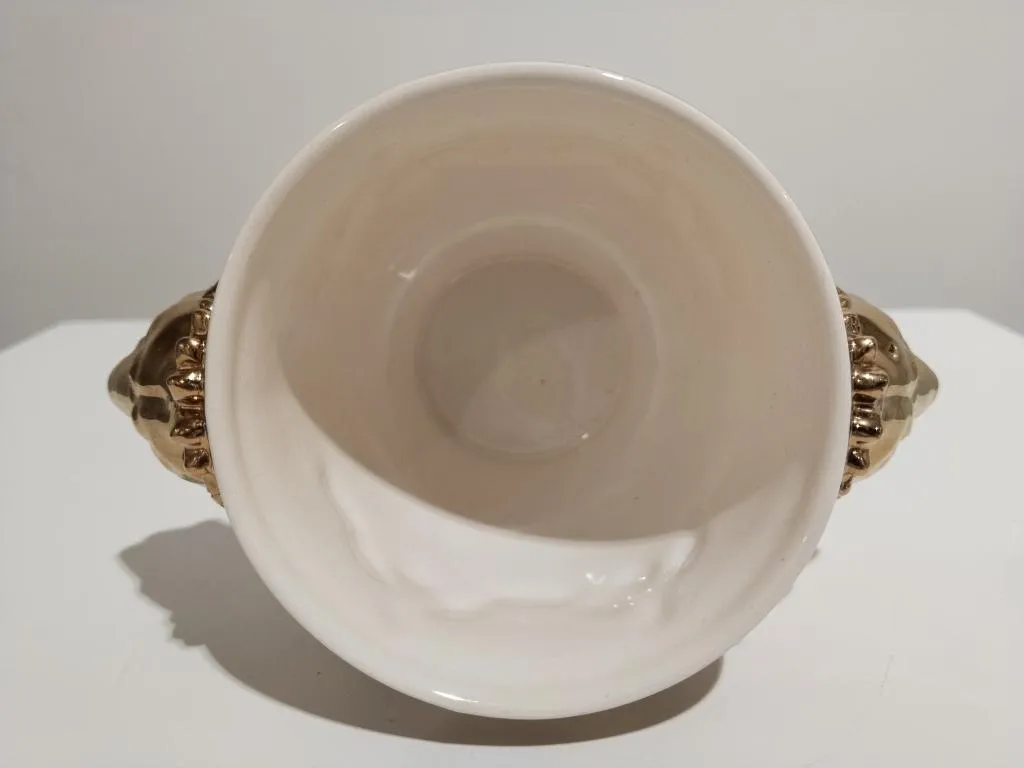 24k Gold Porcelain Cup Alexander The Great 6