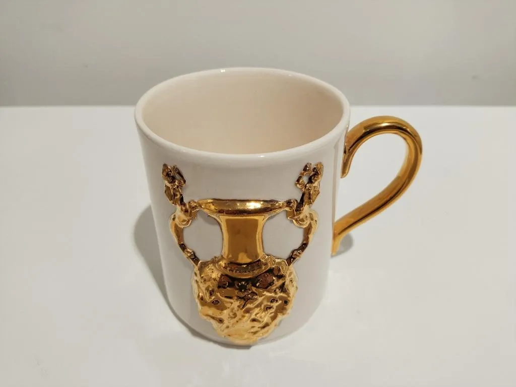 24K Gold Porcelain Cup Amphora 6