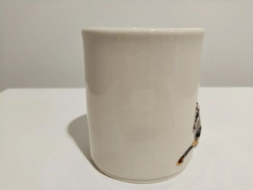 24k Gold Porcelain Cup Rhyton 5