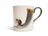 24k Gold Porcelain Cup Rhyton
