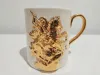 24K Gold Porcelain Cup Saint George 1