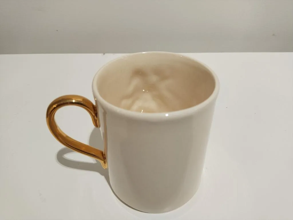 24K Gold Porcelain Cup Saint George 4