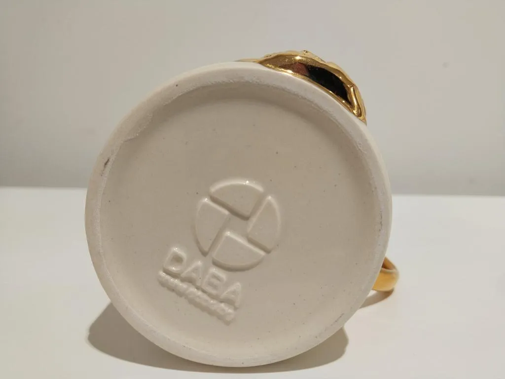 24K Gold Porcelain Cup Saint George 6