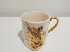 24K Gold Porcelain Cup Saint George 7