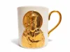 24K Gold Porcelain Cup Saint Nicholas