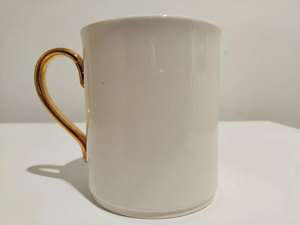 24K Gold Porcelain Cup World's First Gold 4
