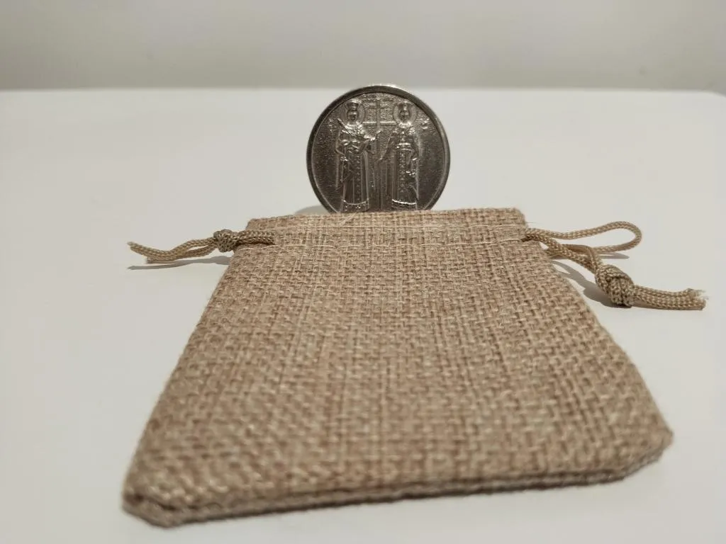 999 Silver Medallion Saints Constantine and Helena ICOiN 5