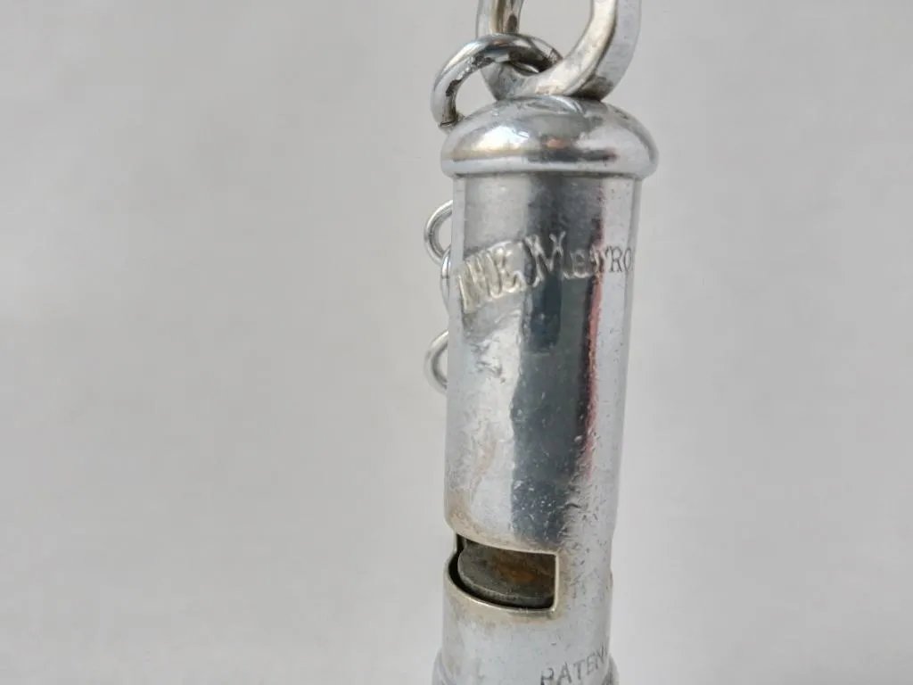 Acme The Metropolitan Police Whistle J Hudson and Co 1920s 1