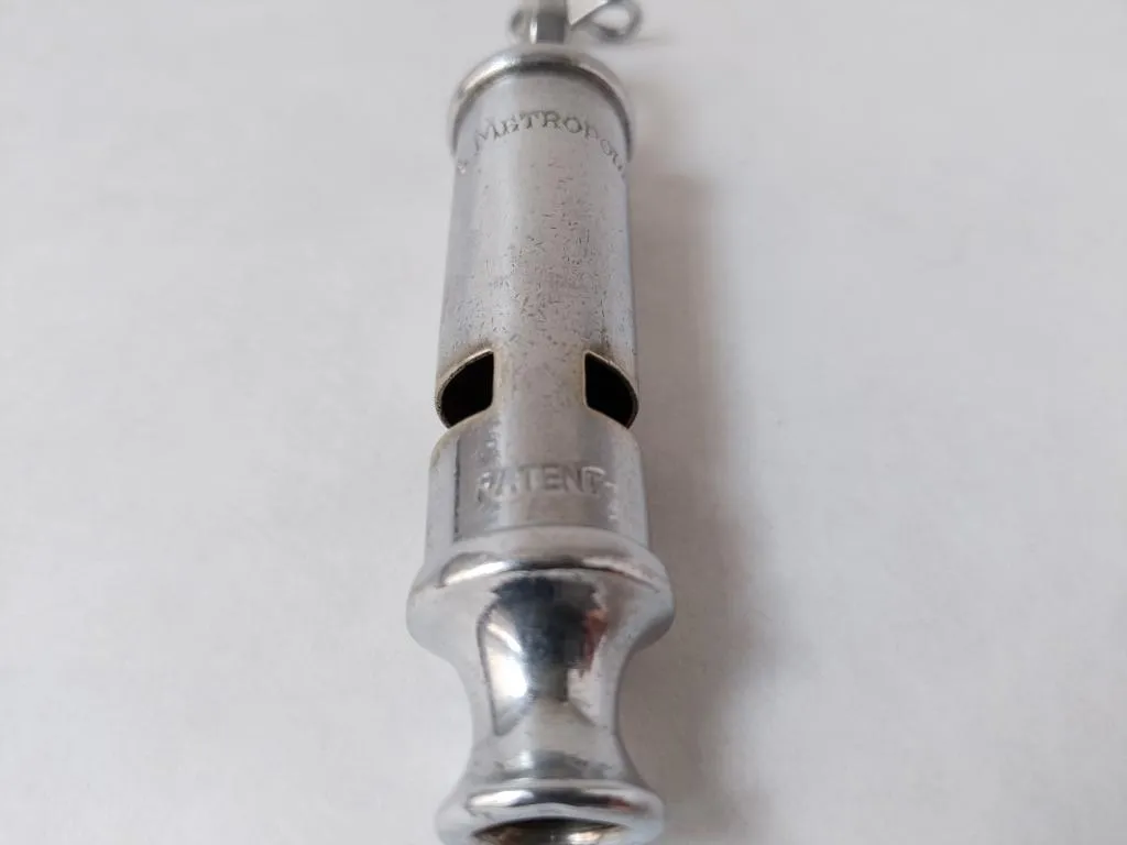 Acme The Metropolitan Police Whistle J Hudson and Co 1920s 5