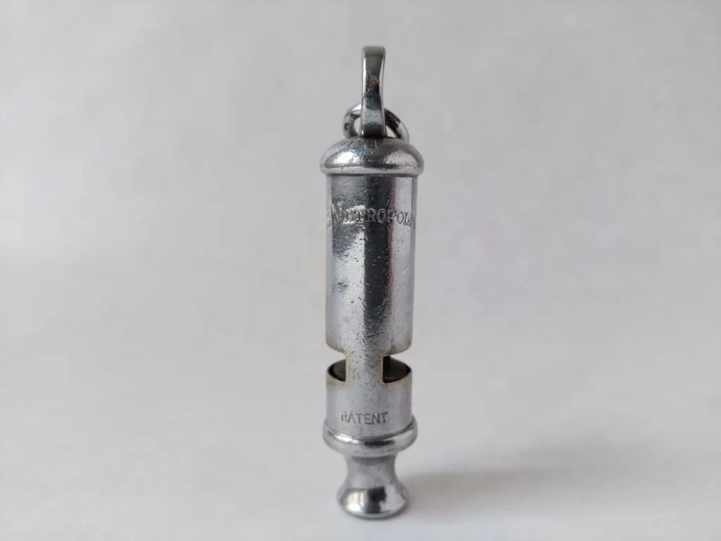 Acme The Metropolitan Police Whistle J Hudson and Co 1920s