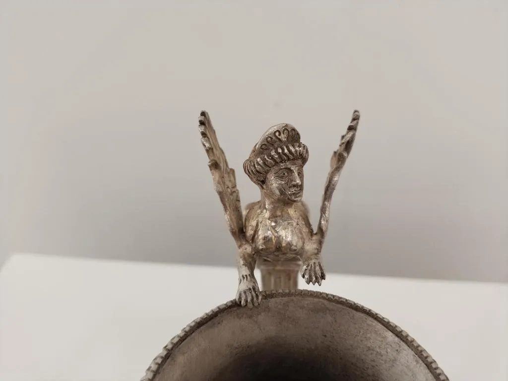 Antik Stil Echtes Silber Weinkanne 10