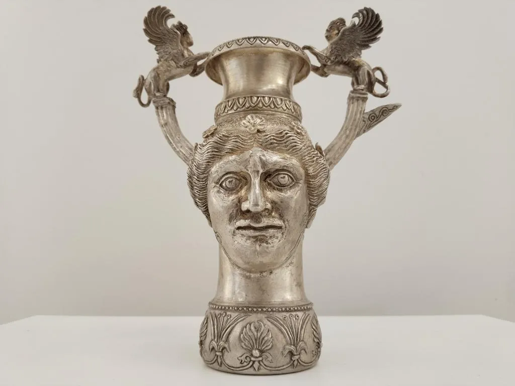 Antik Stil Echtes Silber Weinkanne 3