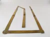 Antique French Folding Brass Ruler 7