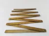 Antique French Folding Brass Ruler