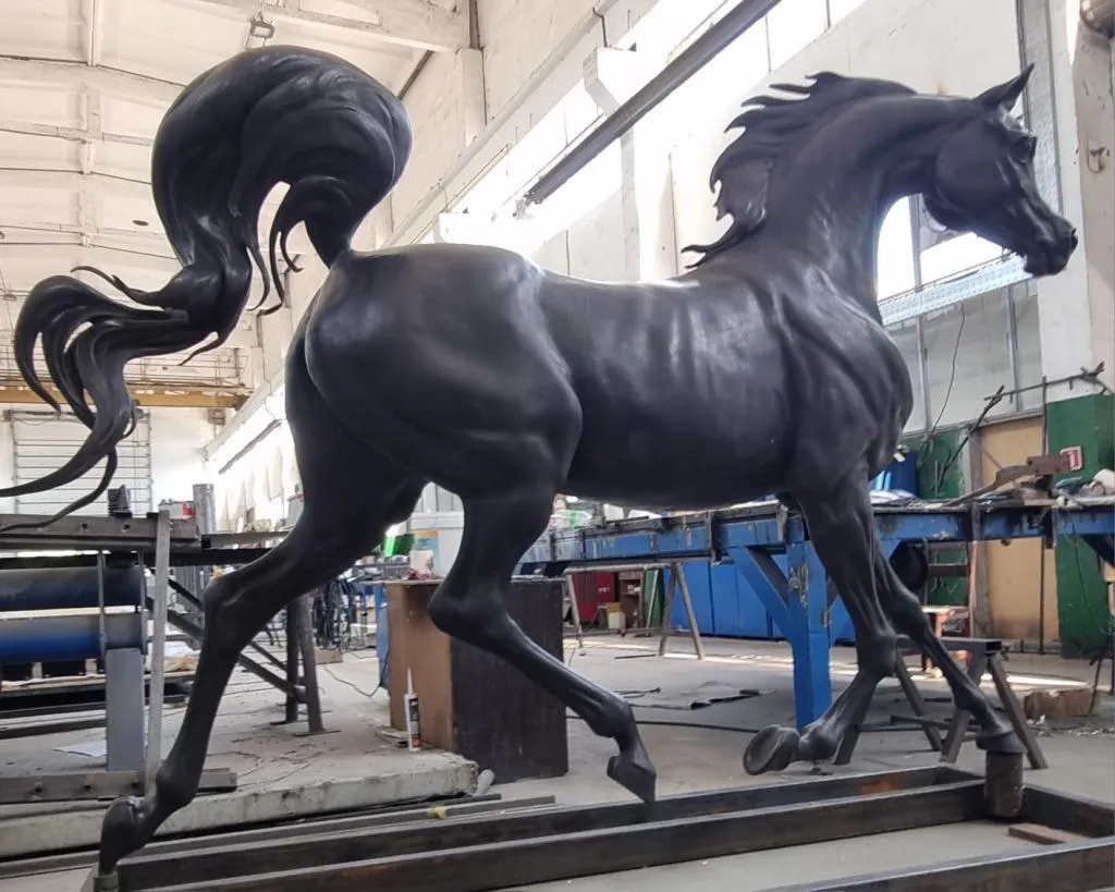 Arabian Horse Bronze Sculpture