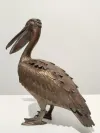 Brass Pelican Sculpture 5