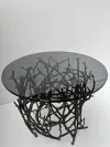 Bronze Branch Design Weatherproof Outdoor Side Table 1