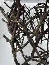 Bronze Branch Design Weatherproof Outdoor Side Table 5