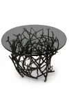 Bronze Branch Design Weatherproof Outdoor Side Table