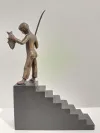 Bronze Fisher Boy Statue 6