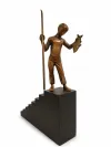 Bronze Fisher Boy Statue