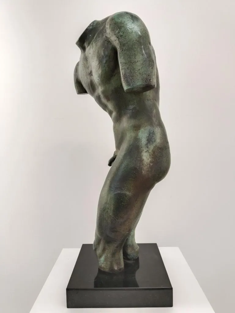 Bronze Griechische Skulptur Mann 3