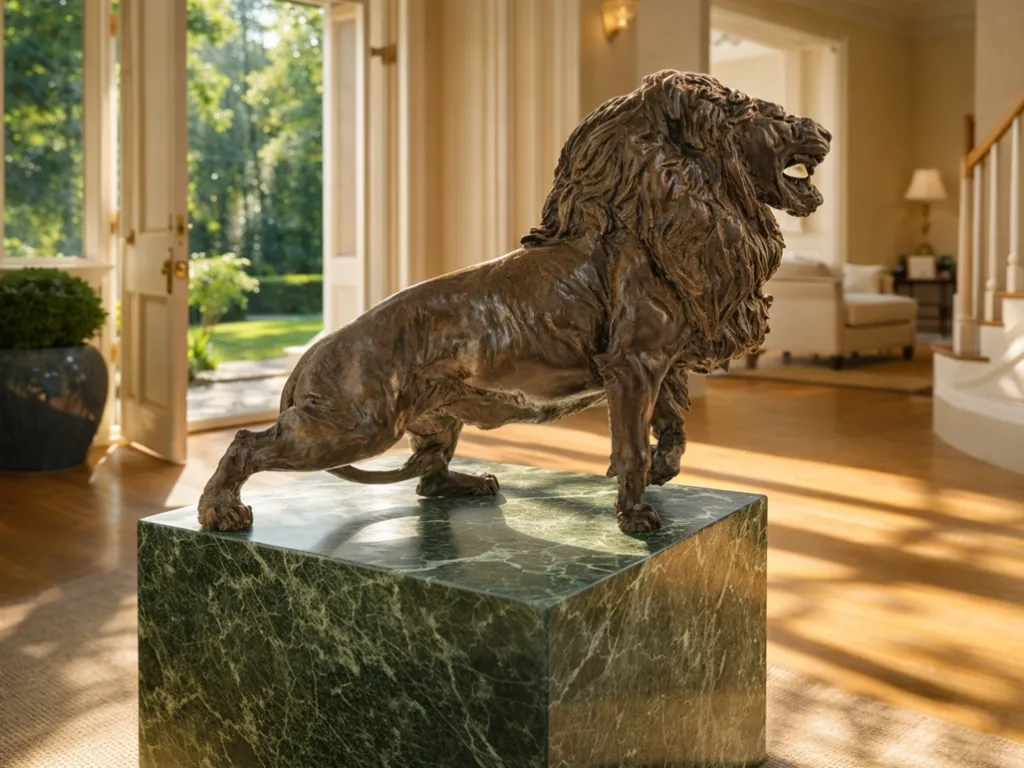 Bronze Lion I Sculpture 3