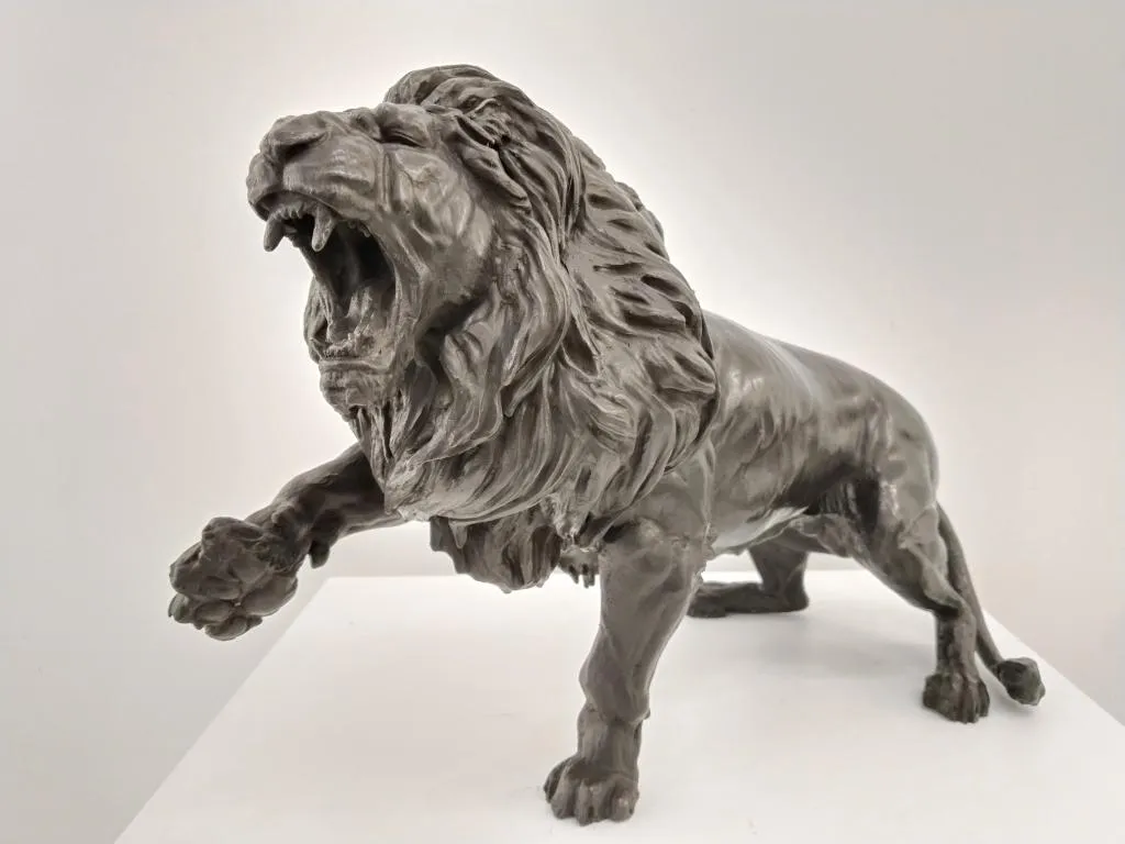 Bronze Lion II Sculpture
