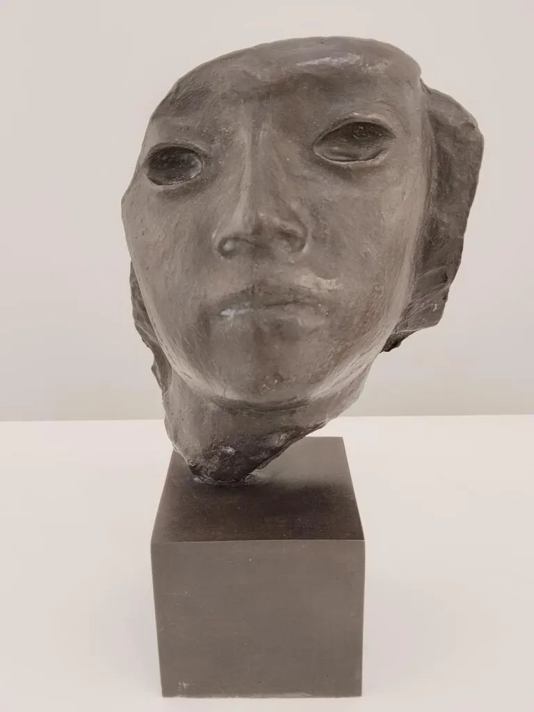 Bronze Mask Sculpture