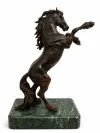 Bronze Rearing Horse Statue