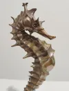 Bronze Seehorse Sculpture 2