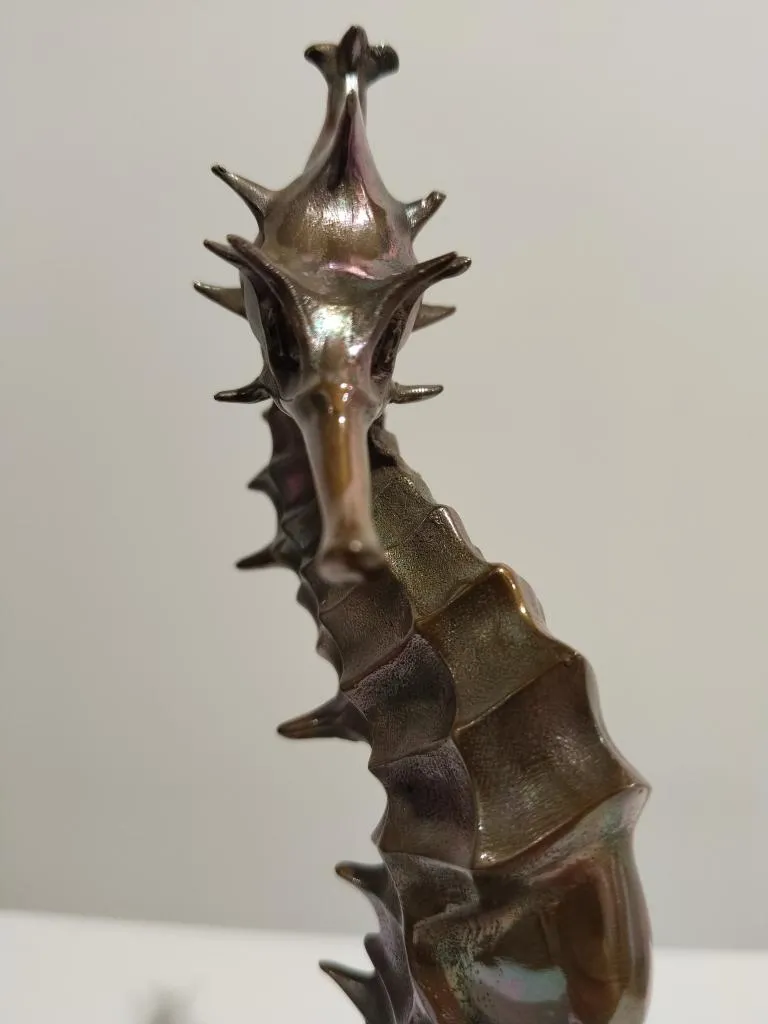 Bronze Seehorse Sculpture 7