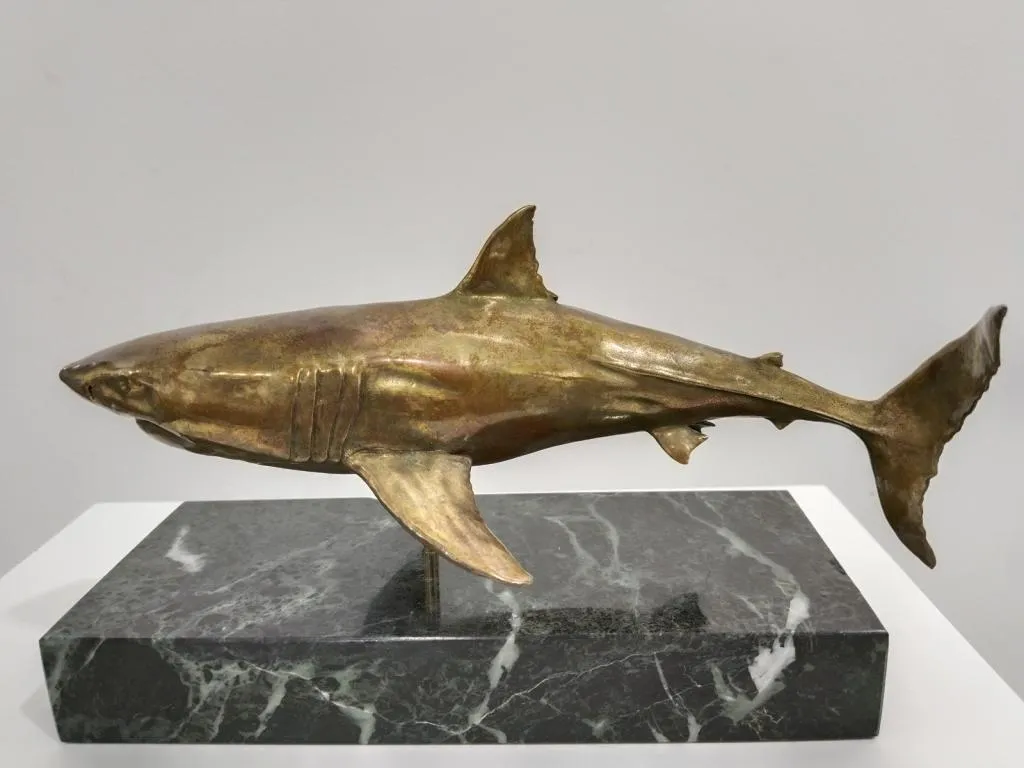 Bronze Shark Sculpture 4