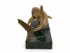 Bronze Shark Sculpture