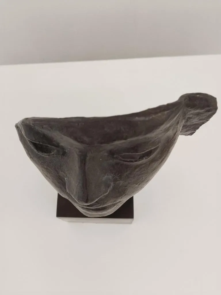 Bronze Skulptur Maske 6