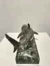 Bronze White Shark Sculpture 1