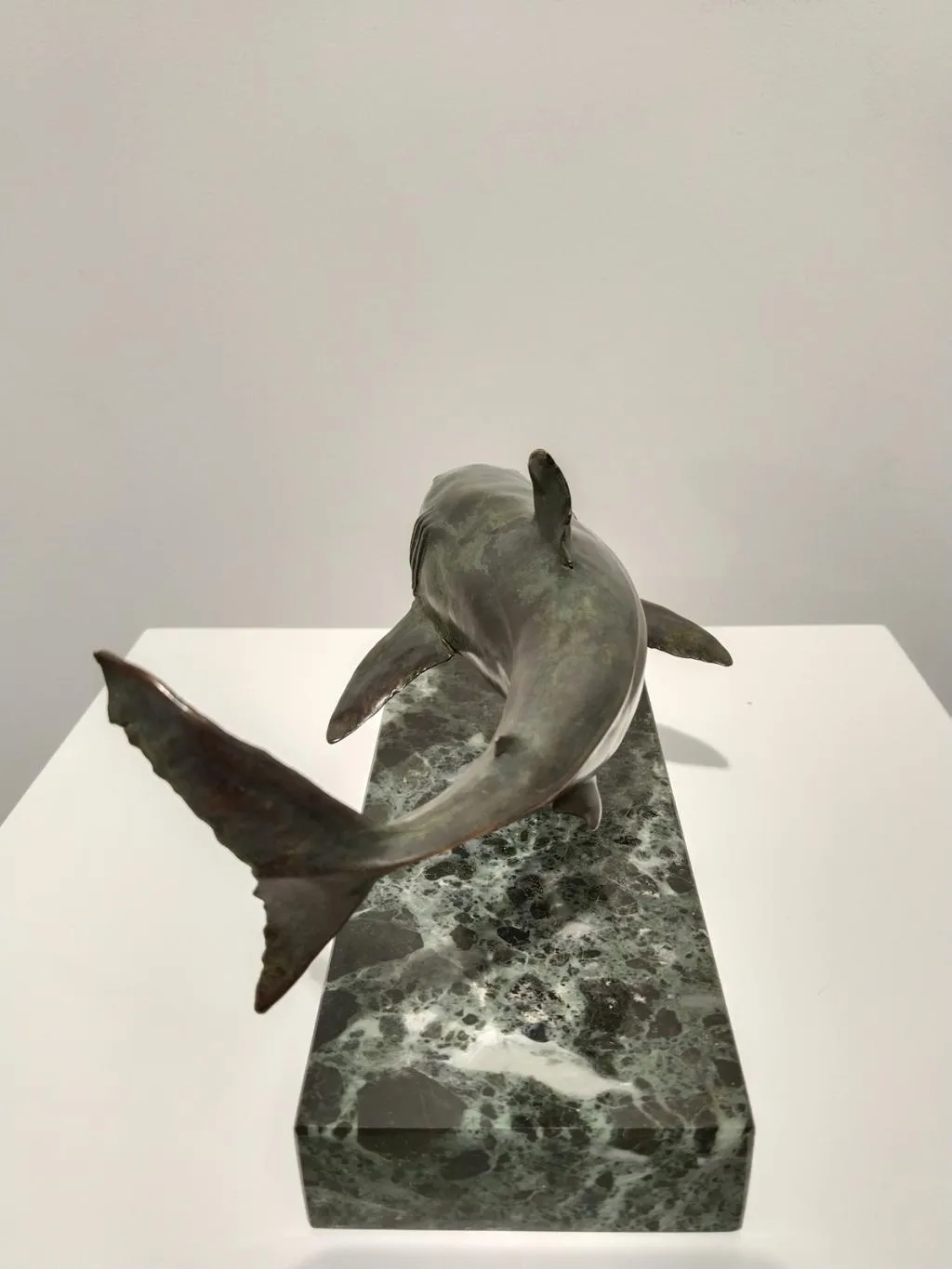 Bronze White Shark Sculpture 1