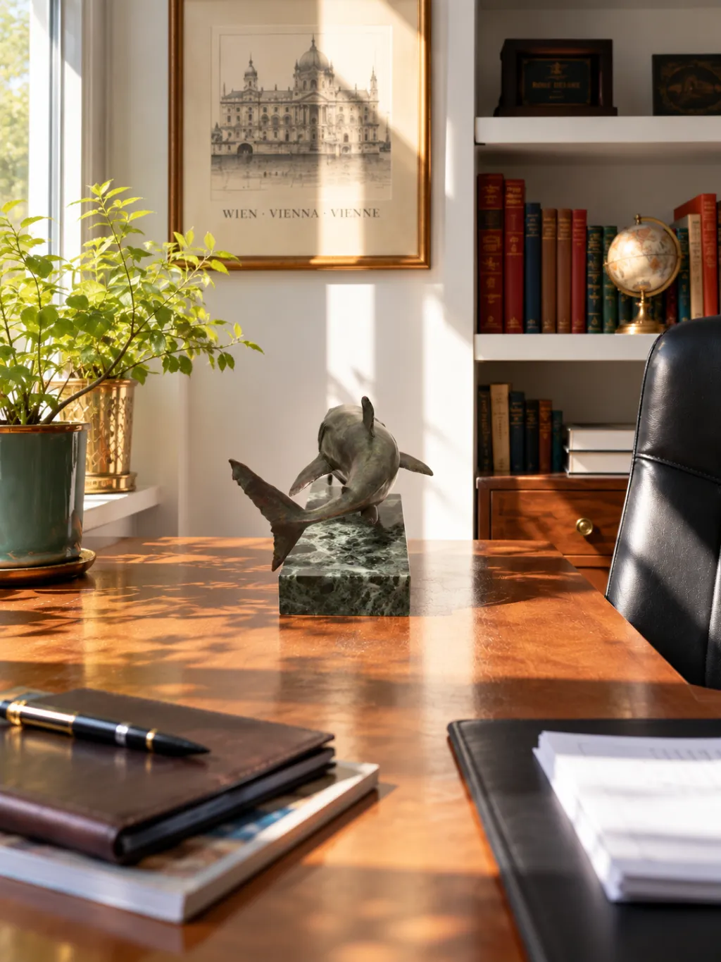 Bronze White Shark Sculpture 3