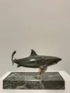 Bronze White Shark Sculpture 6