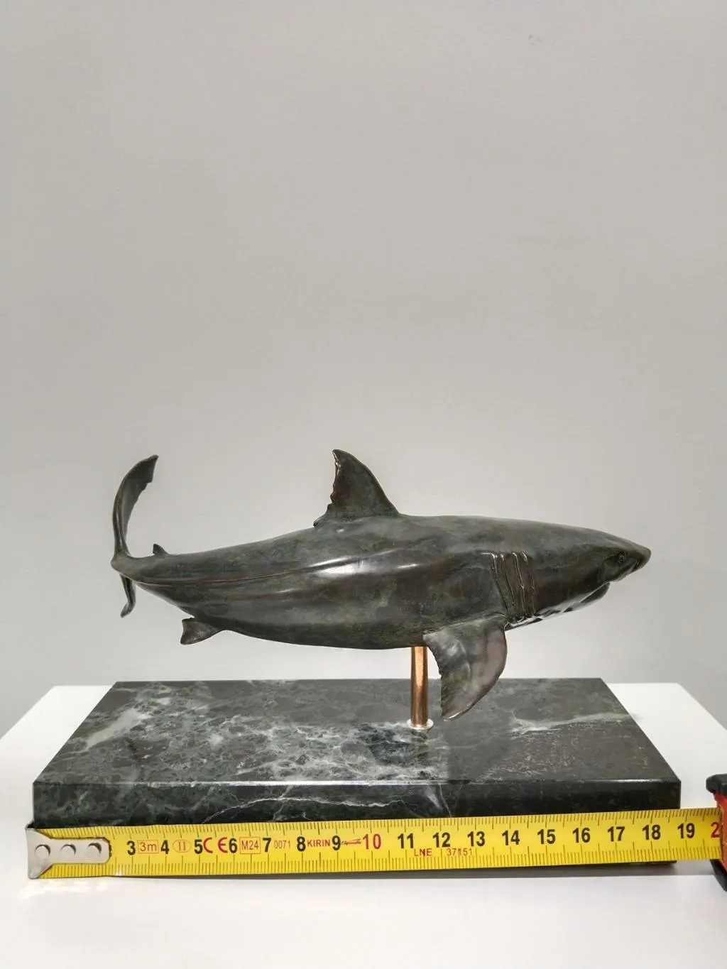 Bronze White Shark Sculpture 9