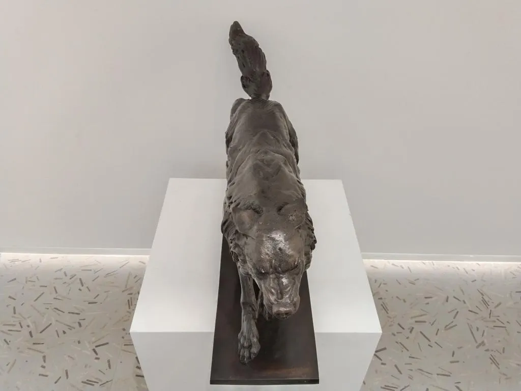 Bronze Wolf II Sculpture 5