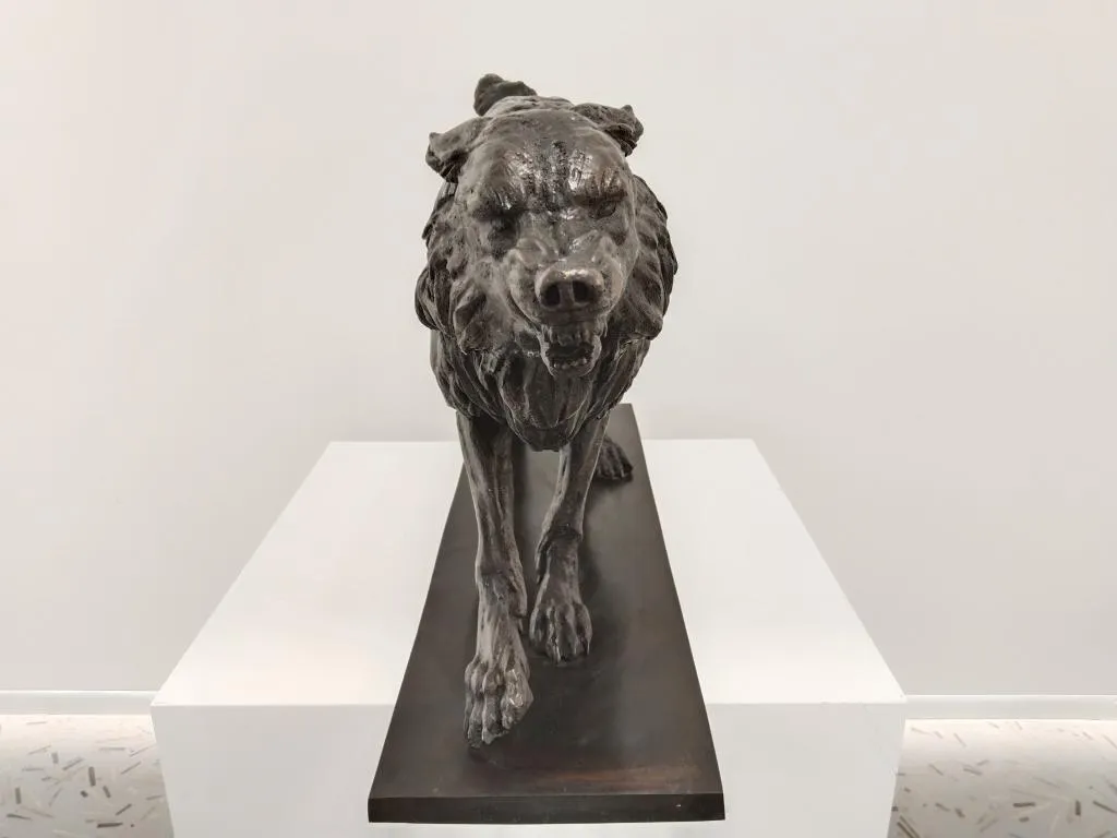 Bronze Wolf II Skulptur 3