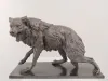 Bronze Wolf Sculpture 1