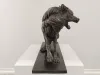 Bronze Wolf Sculpture 2