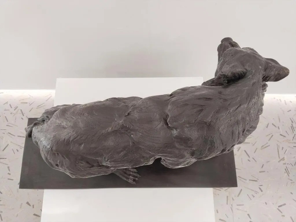 Bronze Wolf Sculpture 8