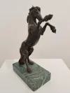 Bronzefigur Steigendes Pferd 4