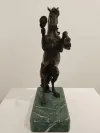 Bronzefigur Steigendes Pferd 5