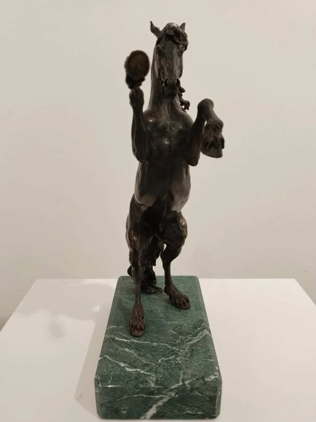 Bronzefigur Steigendes Pferd 5